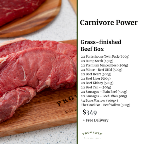 carnivore power grass finished beef box