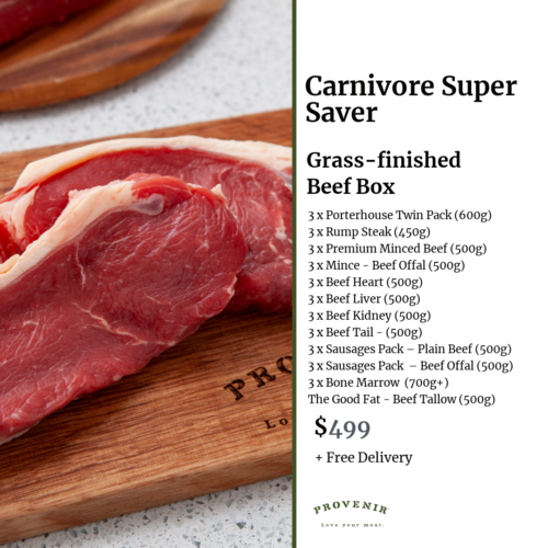 carnivore grass finished beef box super saver