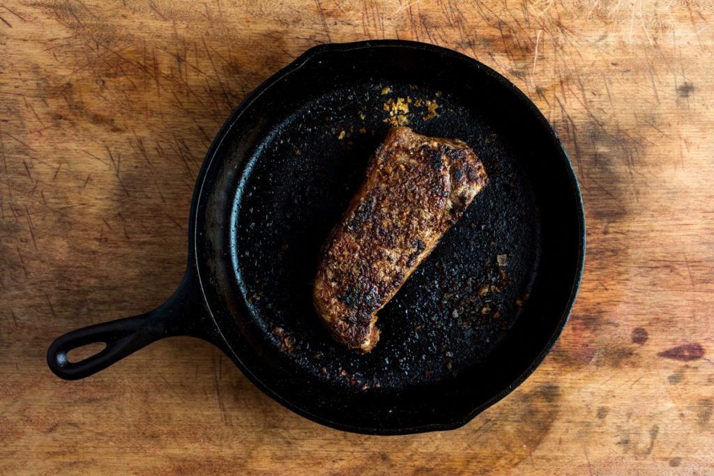 provenir searing steak with beef tallow 559162610