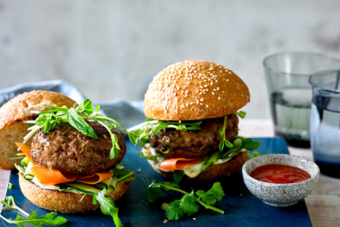 asian style beef burgers sq