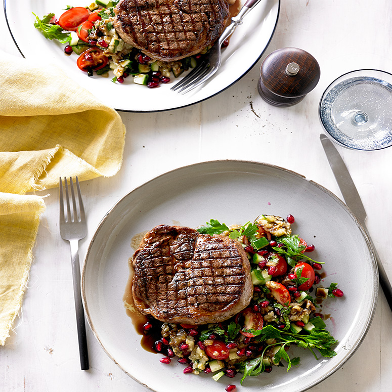 grilled scotch fillet with smoky eggplant salad recipe 775x775 1
