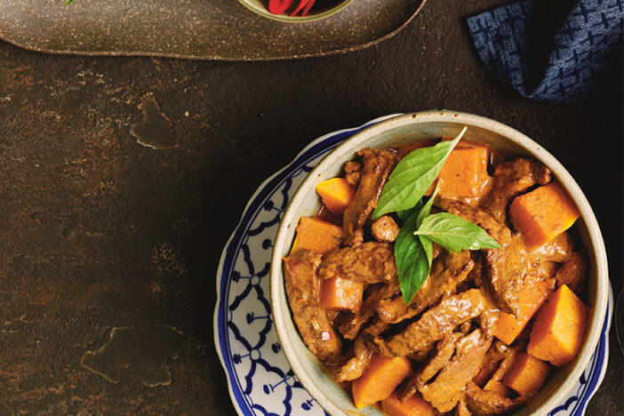 beef and pumpkin curry