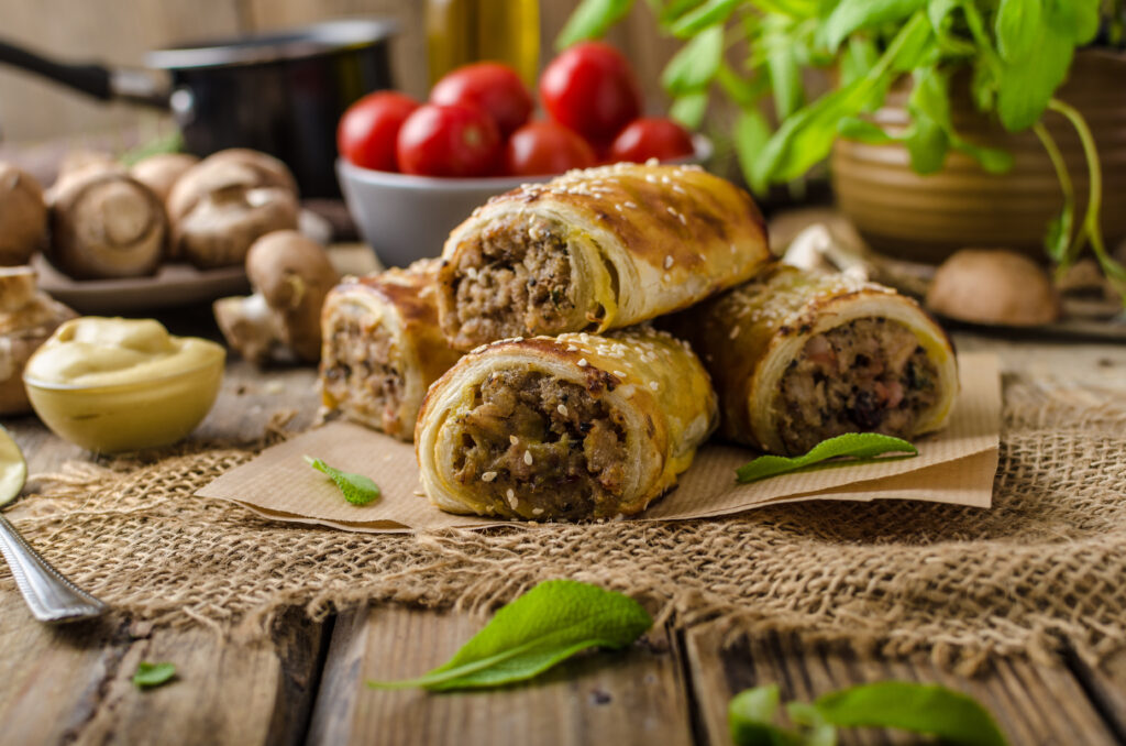 sausage,roll,delicious,recepy,from,mushrooms,,czech,hogkilling,sausage,and