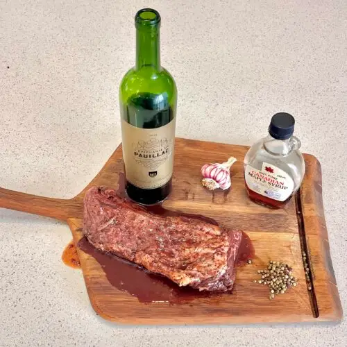 marinated tri tip burgundy & pepper 800g